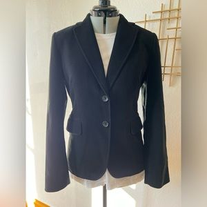 Banana Republic Black Velvet Blazer